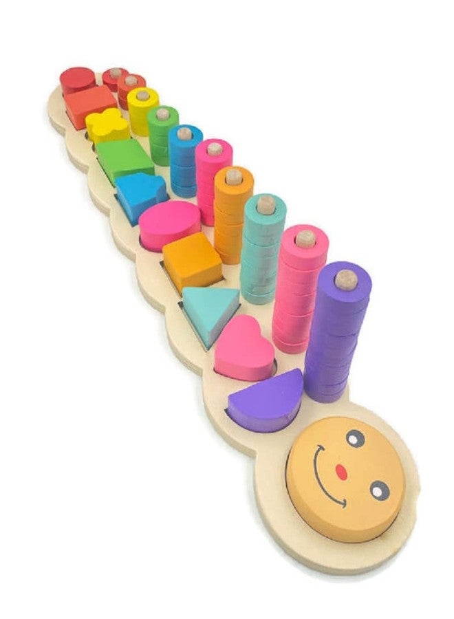 آرت بي لعبة فرز الأرقام الخشبية من ArtBee®، ألعاب مونتيسوري للأطفال الصغار - لعبة فرز الأشكال والعد للأطفال من عمر 3 إلى 5 سنوات (مجموعة الأشكال) - Image 3